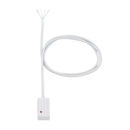 Verkabelter Glasbruchsensor, 6m Kabel, Grad 2, VdS B, IP67, weiß, für Verbundglas
