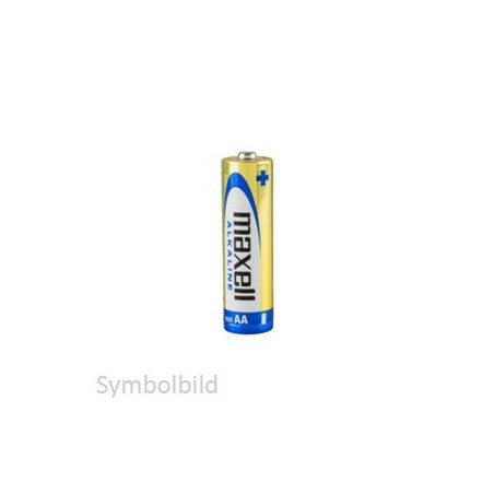 Alkaline-Batterie, AA, LR6 SH4 Maxell, VE = 4 Stk.