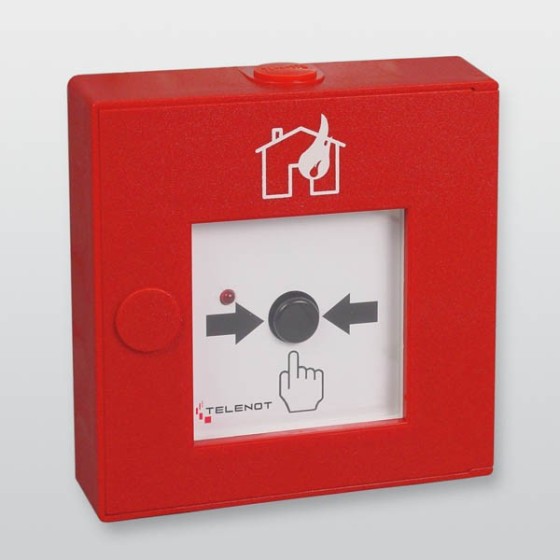 Handfeuermelder rot ABS 4443T-R