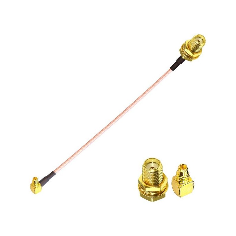 GSM-Kabel, Adapterkabel, MMCX-Anschluss m. SMA-Anschluss, für Visonic
