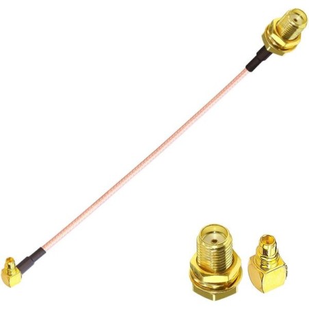 GSM-Kabel, Adapterkabel, MMCX-Anschluss m. SMA-Anschluss, für Visonic