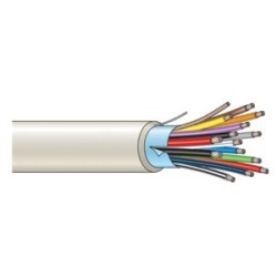 Litzenkabel, 100m, 2x0,75qmm+12x0,22qmm, verstärkt, geschirmt