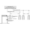 Tagalarmgerät TAG 1000-ID m.opt.Signalg. - 12 V-Ausführung, AP-Metallgehäuse, weiß