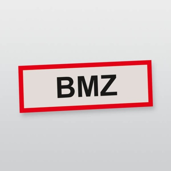 Schild BMZ