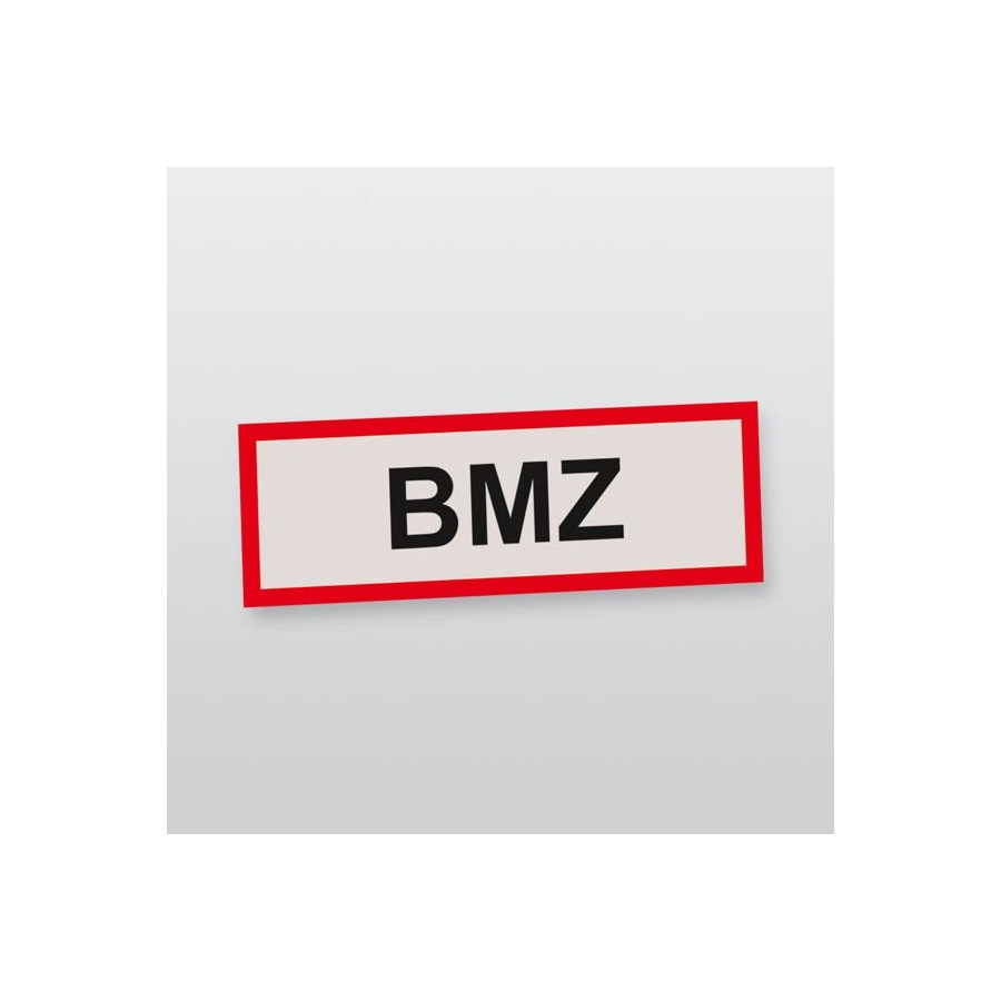 Schild BMZ Schild BMZ