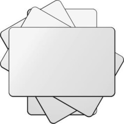 IMT ABI EM4102 - Transponder-Karte, weiß