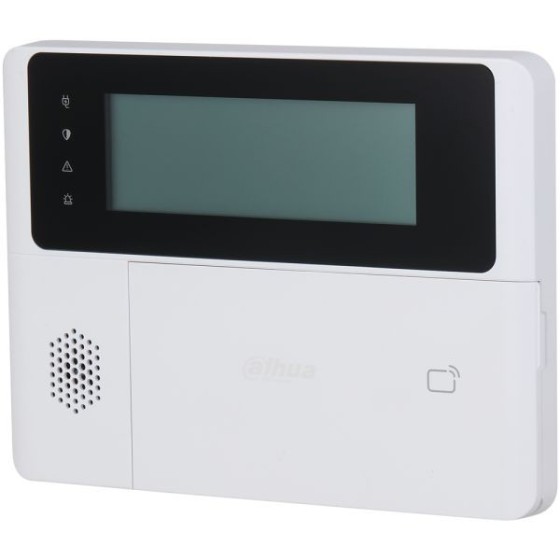 Dahua Funk-Bedienteil, 868-868,6 MHz, LCD-Display, Tastatur, Summer, MIFARE-Leser, weiß