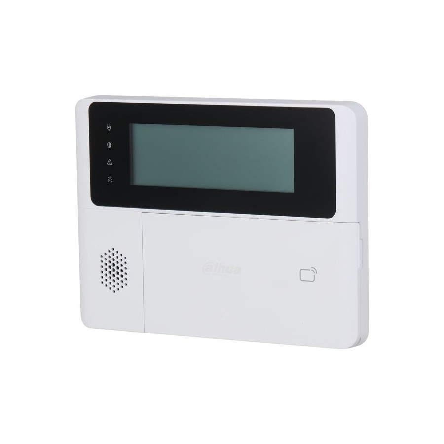 Dahua Funk-Bedienteil, 868-868,6 MHz, LCD-Display, Tastatur, Summer, MIFARE-Leser, weiß Dahua Funk-Bedienteil, 868-868,6 MHz, LCD-Display, Tastatur, Summer, MIFARE-Leser, weiß