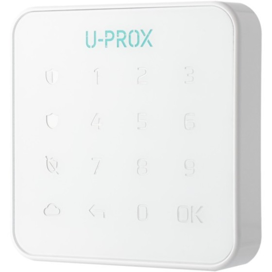 U-PROX Bedienteil, Tastatur, 1 Bereich, 868 - 868,6 MHz, weiß
