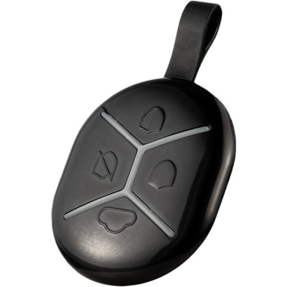 U-PROX Fernbedienung, 4 Tasten, 868 - 868,6 MHz, schwarz