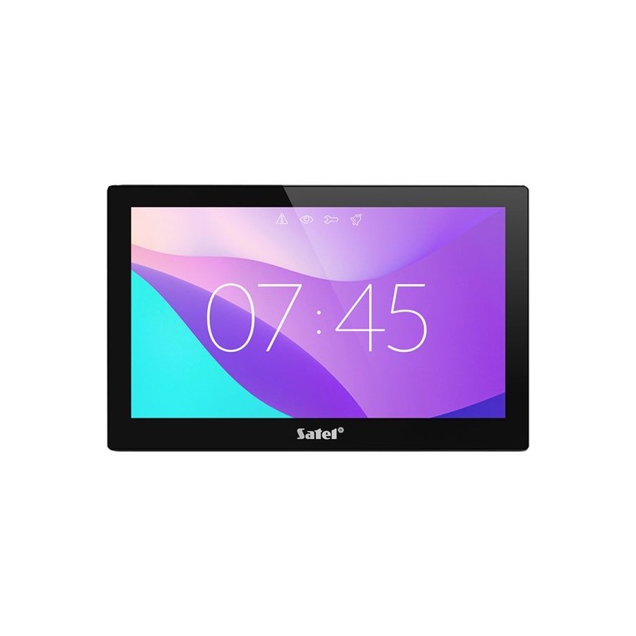 Satel 10" Touch-Screen-Bedienteil, TFT-Display, schwarz
