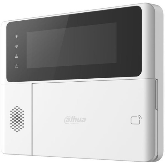 Dahua Funk-Bedienteil, 868-868,6 MHz, LCD-Display, Tastatur, Summer, MIFARE-Leser, weiß
