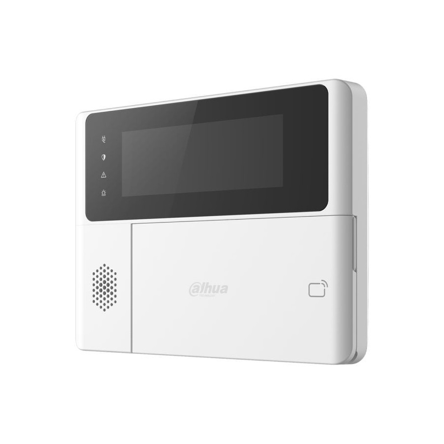 Dahua Funk-Bedienteil, 868-868,6 MHz, LCD-Display, Tastatur, Summer, MIFARE-Leser, weiß