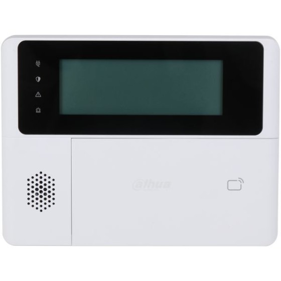Dahua Funk-Bedienteil, 868-868,6 MHz, LCD-Display, Tastatur, Summer, MIFARE-Leser, weiß