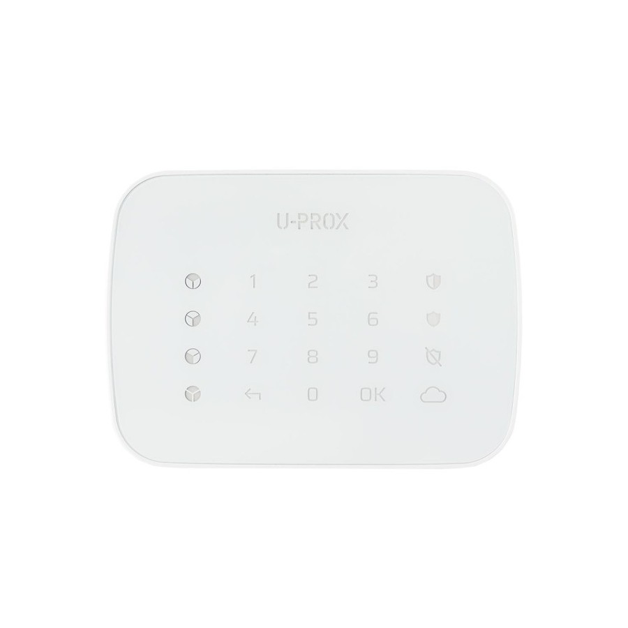 U-PROX Bedienteil, Tastatur, 4 Bereiche, 868 - 868,6 MHz, Grad 2, weiß
