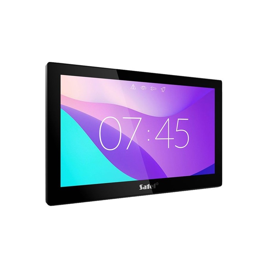 Satel 10" Touch-Screen-Bedienteil, TFT-Display, schwarz