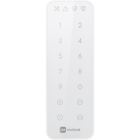 Satel BeWave Funk-Codetastatur, 868 - 868,6 MHz, weiß