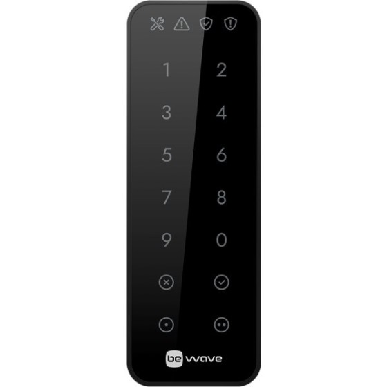 Satel BeWave Funk-Codetastatur, 868 - 868,6 MHz, schwarz