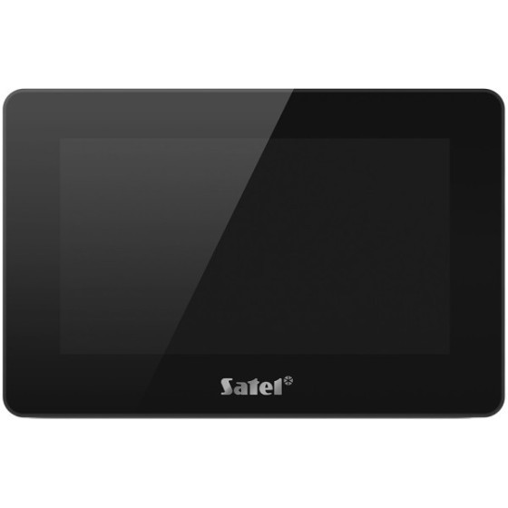 Satel 7" Touch-Screen-Bedienteil m. Mifare Leser, TFT-Display, schwarz