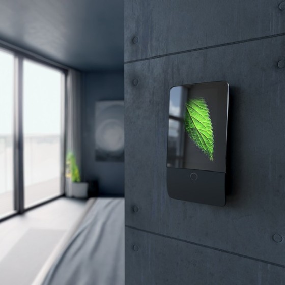 Jablotron 5" BUS-Touch-Bedienteil NATUS, RFID, anthrazit