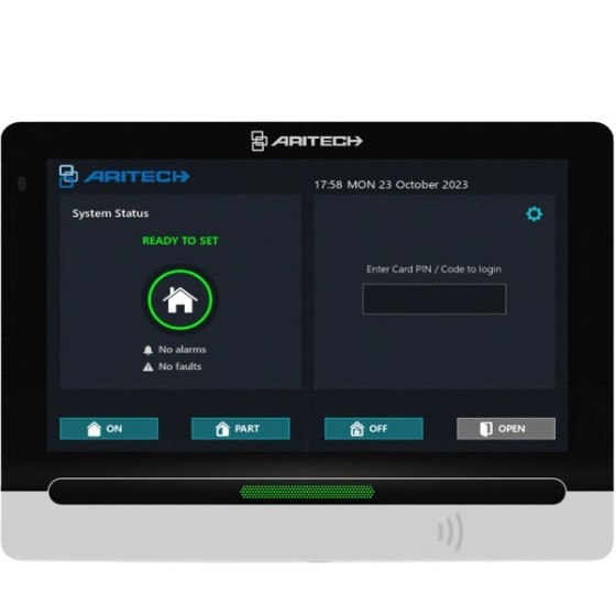 Aritech 7" Touch-Screen-Bedienteil für Axon und ATSadvanced