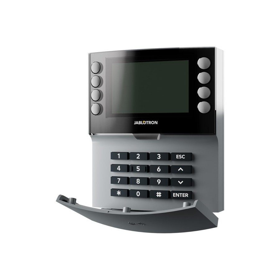 Jablotron BUS-Bedienteil, LCD, RFID, grau Jablotron BUS-Bedienteil, LCD, RFID, grau