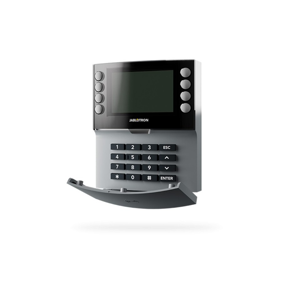 Jablotron BUS-Bedienteil, LCD, RFID, grau