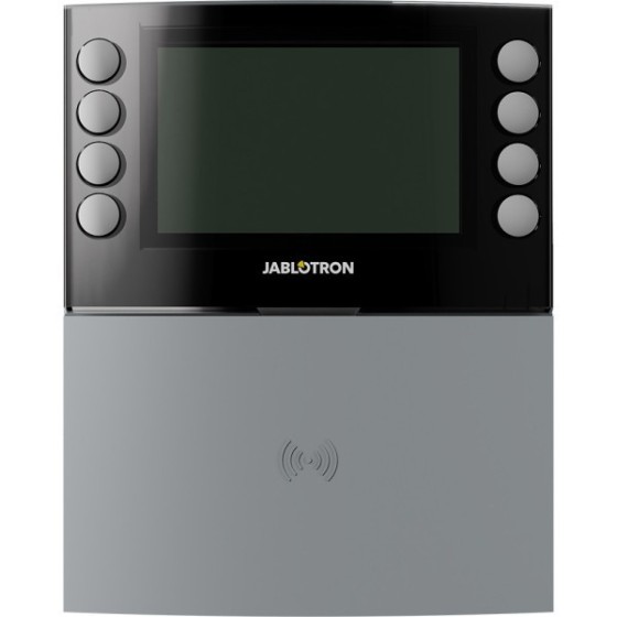 Jablotron Funk-Bedienteil, LCD, RFID, grau
