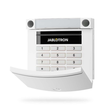 Jablotron Funk-Bedienteil mit Tastatur und Leser, weiß