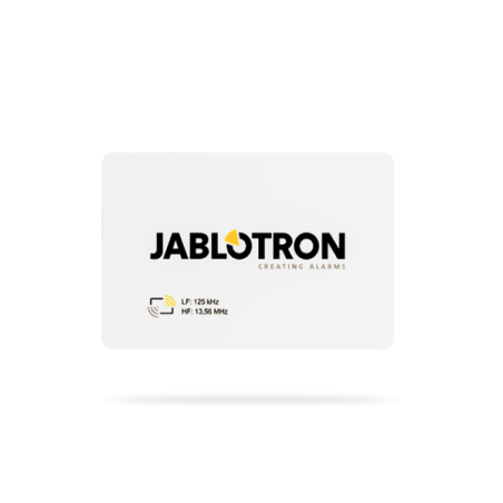 Jablotron Dual-RFID-MIFARE-Karte, weiß, 125kHz, 13,56MHz