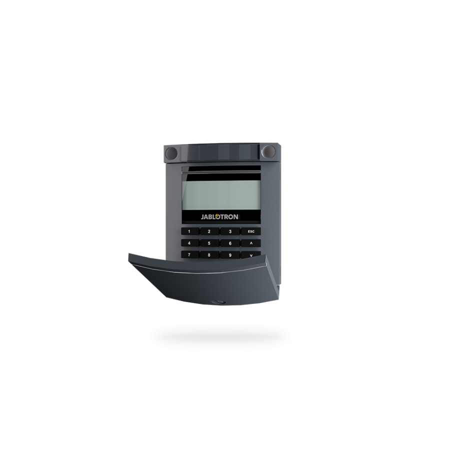 Jablotron BUS-Bedienteil, LCD-Display, Tastatur, RFID-Leser, anthrazit