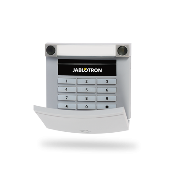 Jablotron Funk-Bedienteil mit Tastatur und Leser, grau