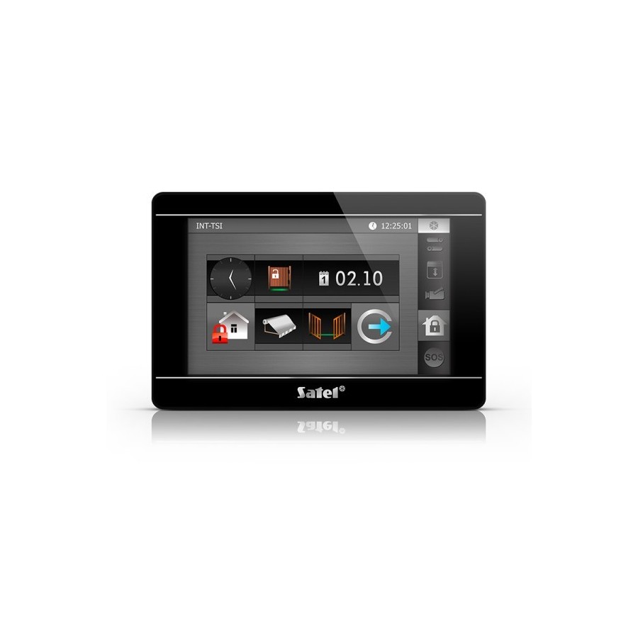 Satel Integra Touch-Screen-Bedienteil 7", schwarz Satel Integra Touch-Screen-Bedienteil 7", schwarz