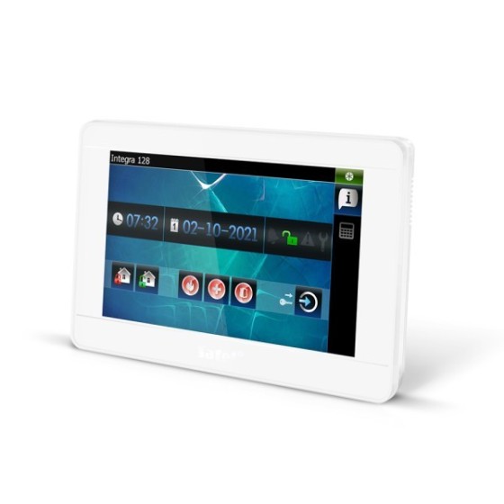 Satel Integra Touch-Screen-Bedienteil 7", weiß