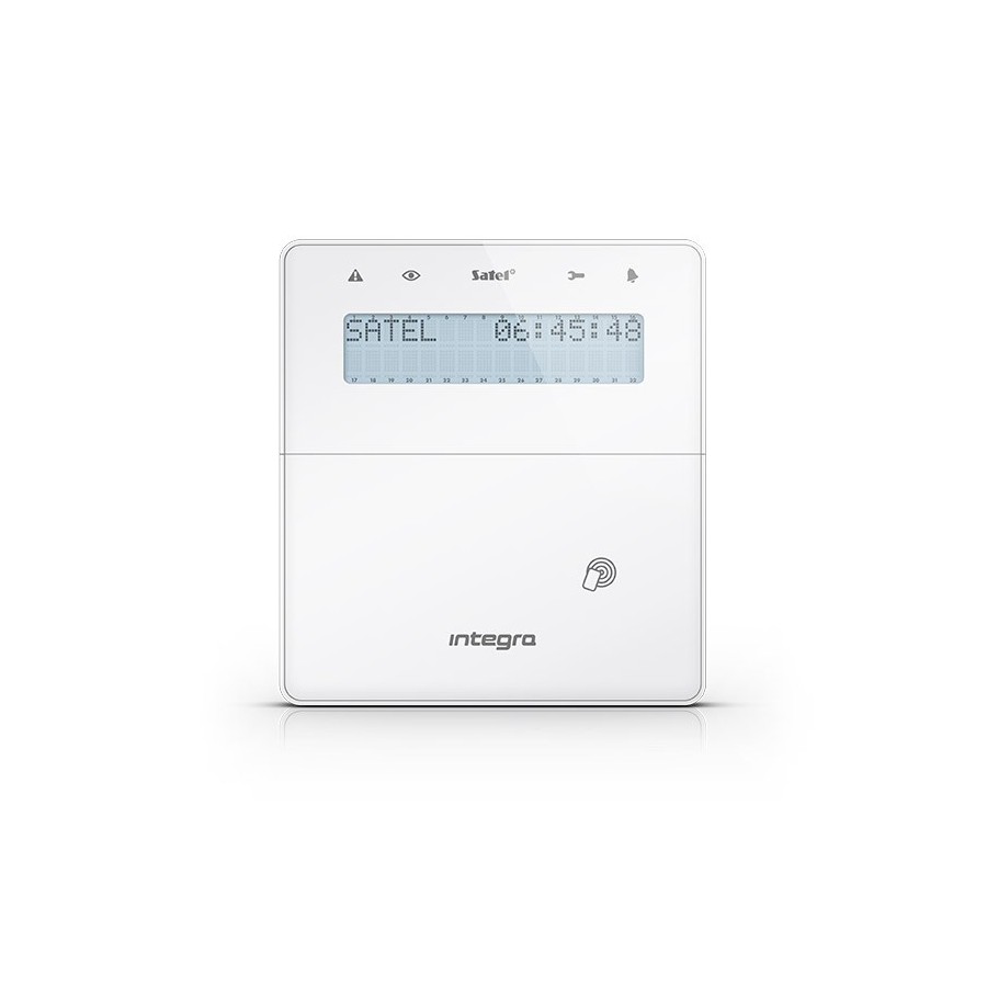 Satel Integra Bedienteil mit Leser, weiß Satel Integra Bedienteil mit Leser, weiß