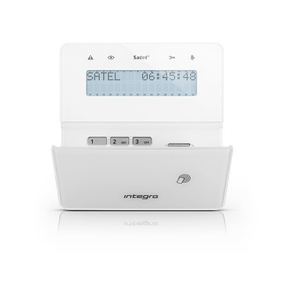 Satel Integra Bedienteil mit Leser, weiß