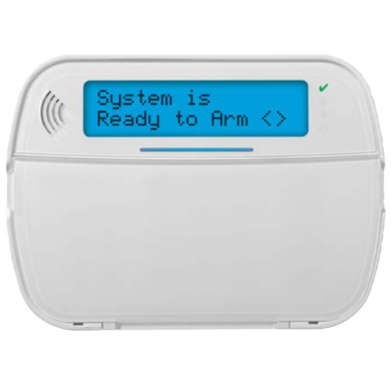 Visonic PowerG Funk-Bedienteil, LCD-Display