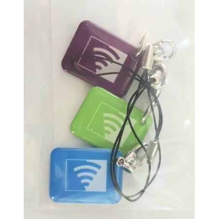 Visonic Schlüsselanhänger, 125kHz, 3er Packung