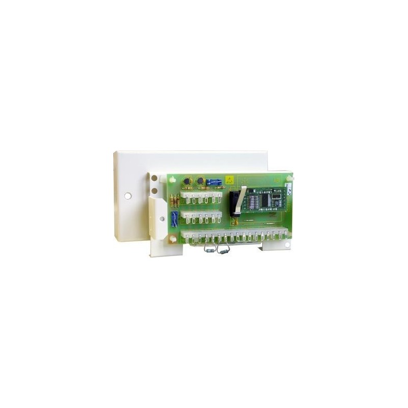 Linienauswertemodul LAM,2 MG,3 AUSG - AP-Metallgehäuse,128x73x42mm,weiß