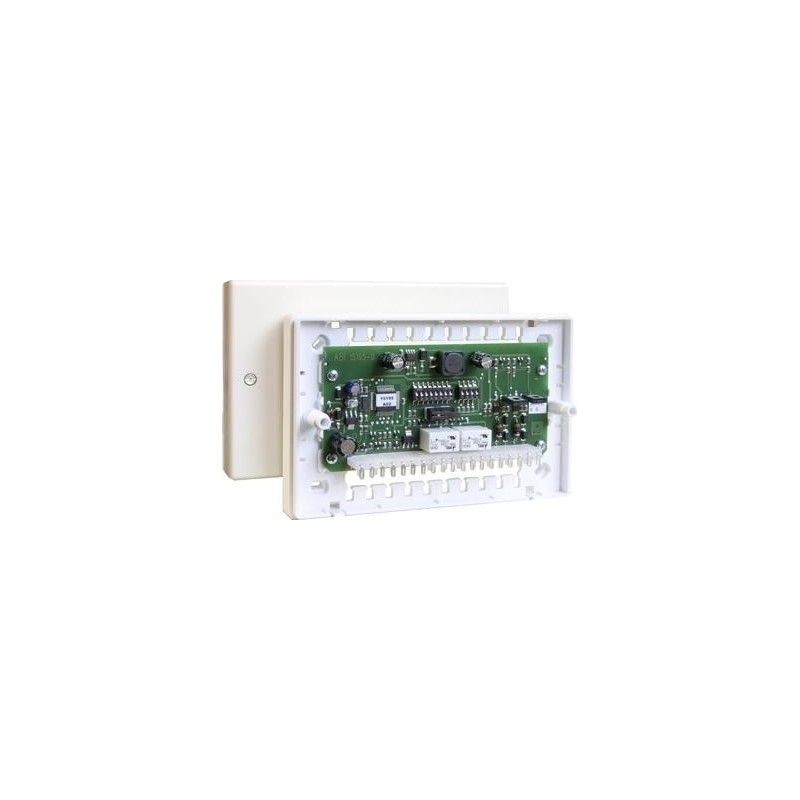 Brandmelder-Anschaltmodul BAM,2 ML,2 REL - AP-Kunststoffgehäuse Typ 150,weiß