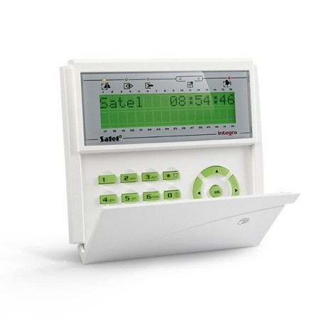 Satel Integra Bedienteil mit Leser, Hintergrundbeleuchtung grün