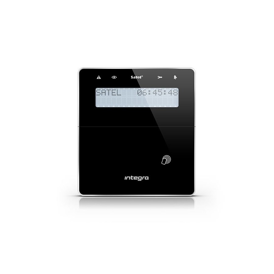 Satel Integra Funk-Bedienteil, integrierter Leser, schwarz