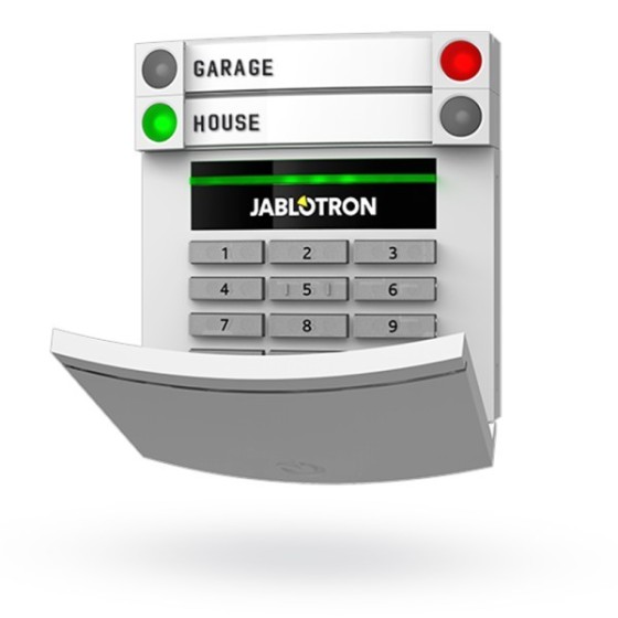 Jablotron BUS-Bedienteil mit Codetastatur und Leser