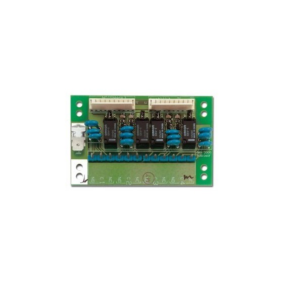 Aritech Relaiserweiterungsplatine, 4 Wechselkontaktrelais