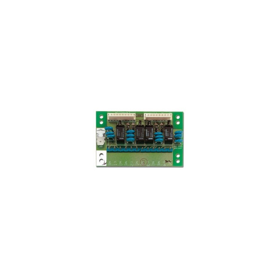 Aritech Relaiserweiterungsplatine, 4 Wechselkontaktrelais Aritech Relaiserweiterungsplatine, 4 Wechselkontaktrelais