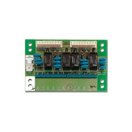 Aritech Relaiserweiterungsplatine, 4 Wechselkontaktrelais