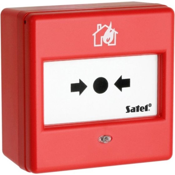 Satel Druckknopfmelder, rot