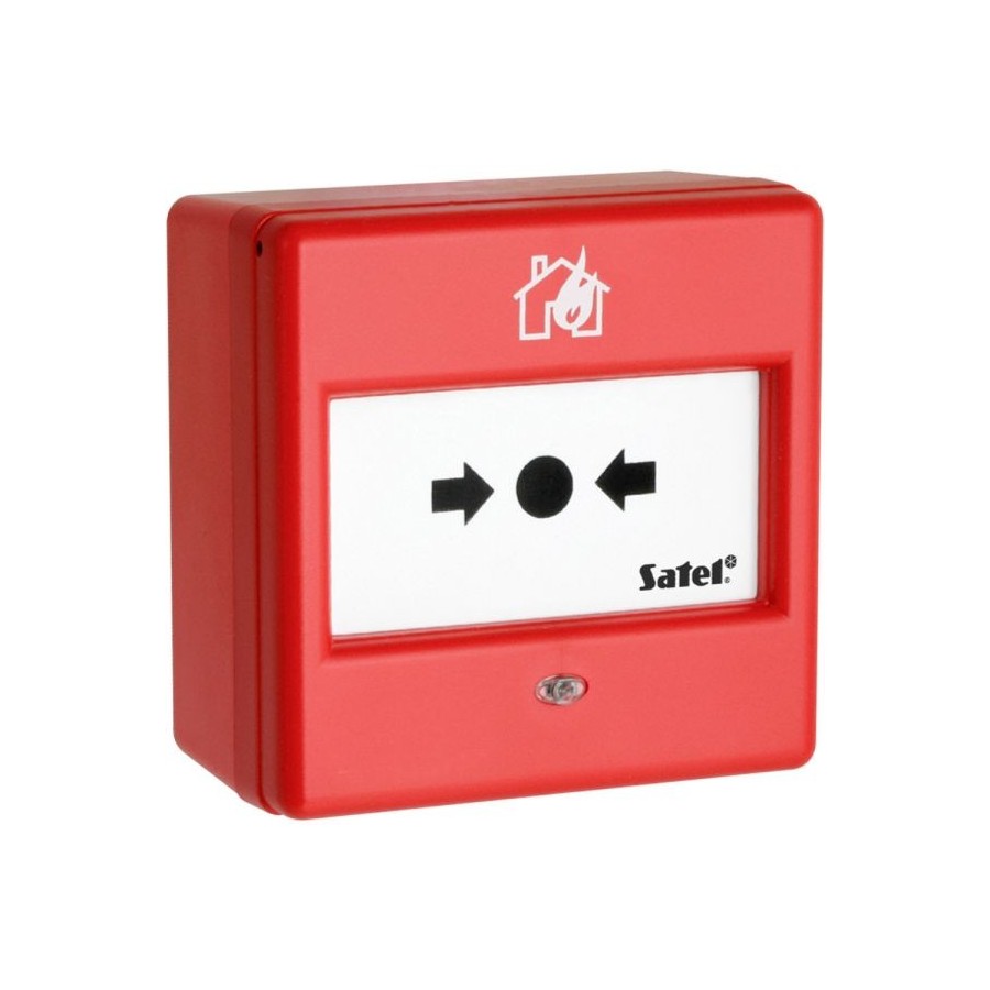 Satel Druckknopfmelder, rot