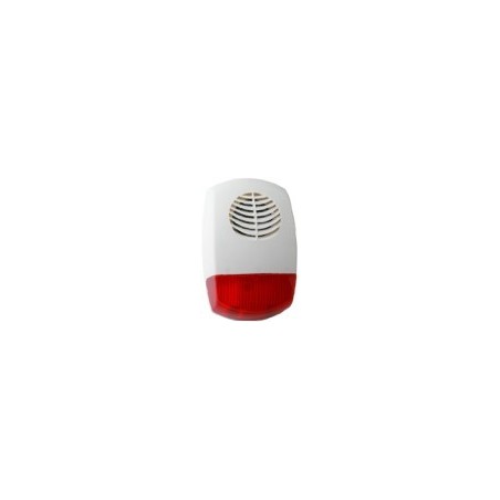 Funk-Extern-Signalgeber FES-XG48B WR - Akustik + Optik, weiß/rot, CM0510