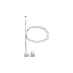 Einbaumagnetkontakt EMK 46 S G3 M - Farbe weiß, 5 m Kabel